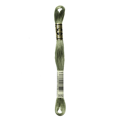 Medium Green Gray Embroidery Floss
