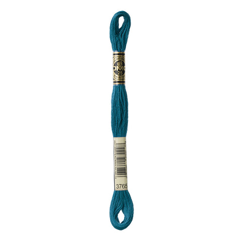 Very Dark Peacock Blue Embroidery Floss