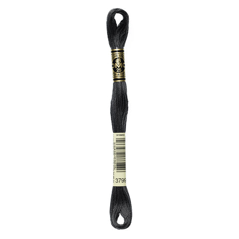Very Dark Pewter Gray Embroidery Floss