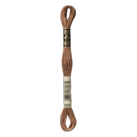 Medium Mocha Beige Embroidery Floss