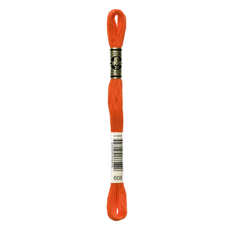 Bright Orange Embroidery Floss
