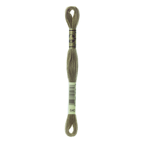 Very Dark Beige Gray Embroidery Floss