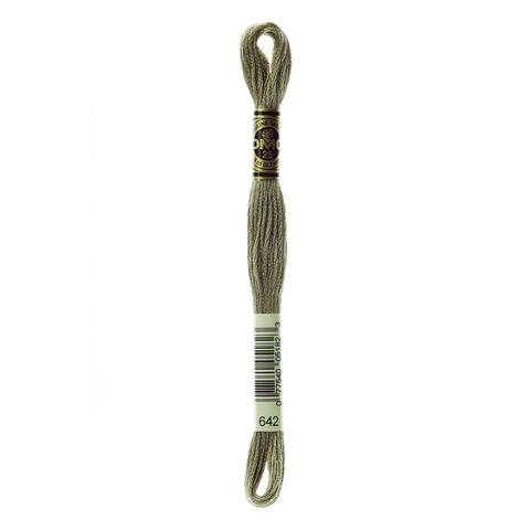 Dark Beige Gray Embroidery Floss