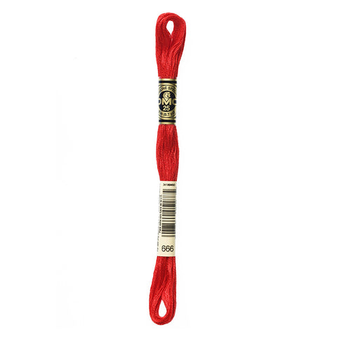 Bright Red Embroidery Floss
