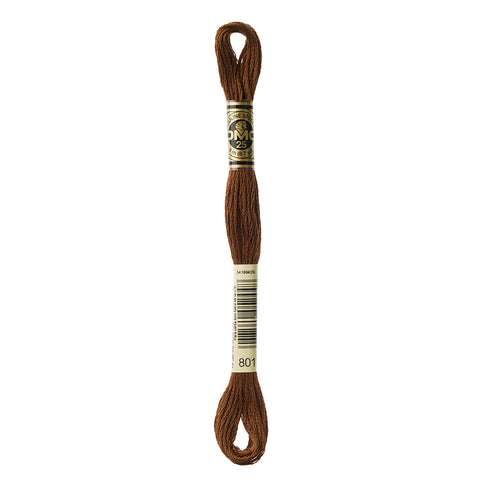 Dark Coffee Brown Embroidery Floss