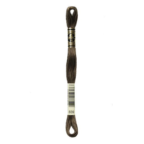 Dark Beige Brown Embroidery Floss