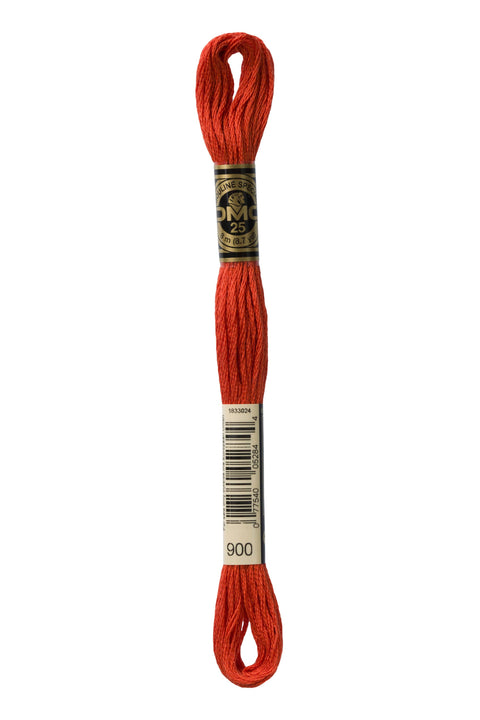 Dark Burnt Orange Embroidery Floss