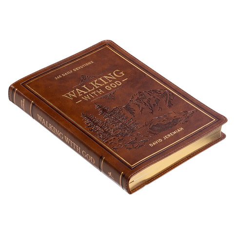 DEVOTIONAL WALKING WITH GOD LG PRINT angle