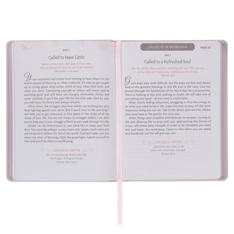 Sample Devotional Pages: Called to Have Little and Called to a Refreshed Soul
