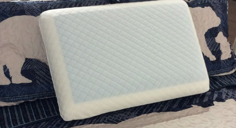 Regal Comfort Cool Gel bed pillow on bed