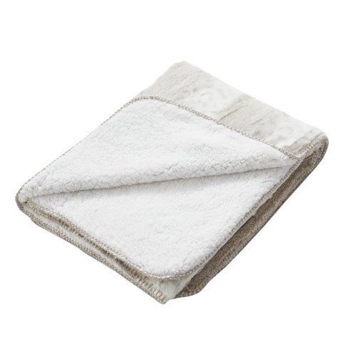 White Leopard Sherpa Throw Blanket DTR1180