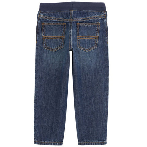 Boys' Pull-on Denim Pants 2R061610-463 Back view