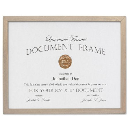 Document Frame 75 light gray