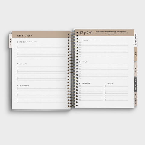 Dream Plan Do 2024-2025 18 Month Agenda Planner U1750 inside sample