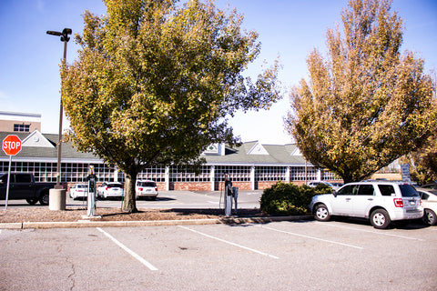 Two EV charging stations