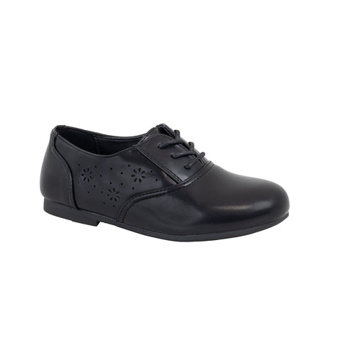 Girls' Daisy Dream Black Tie Shoe FS5700