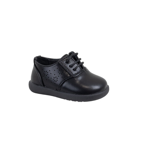 Infant Girls' Black Tie Shoe FS5700