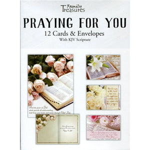 Flowers with Bible Praying for You Boxed Cards FT22614