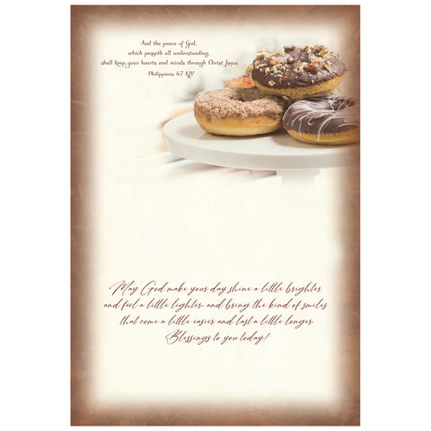 Donuts Thinking of You Boxed Cards FT22695 inside of card 1