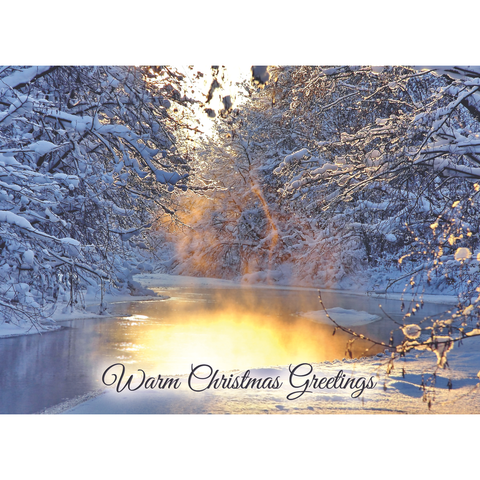Family Treasures Christmas Waterscapes greeting card