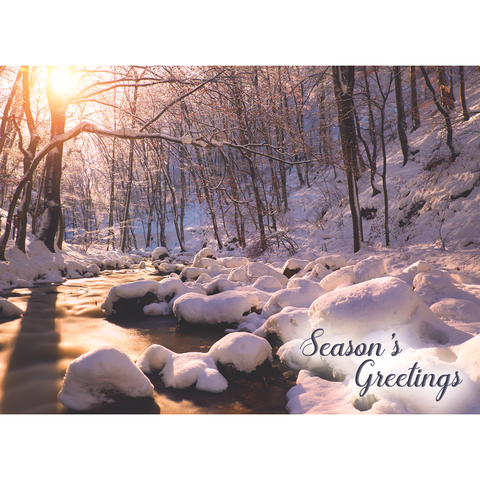 Family Treasures Christmas Waterscapes greeting card