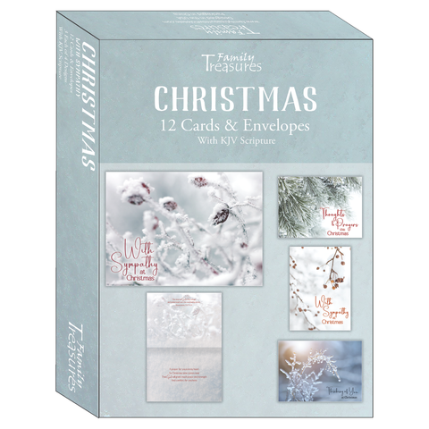 With Sympathy Christmas Boxed Cards FT22717
