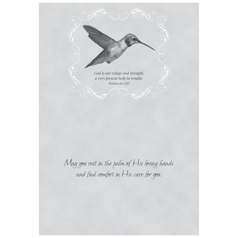 Hummingbirds Get Well Boxed Cards FT22722 inside of card 2