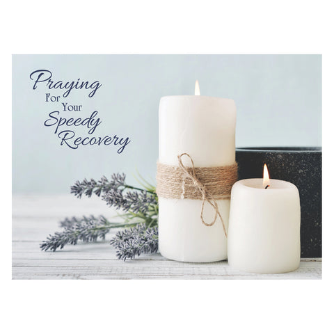 Candles Get Well Boxed Cards FT22726 front of card 1