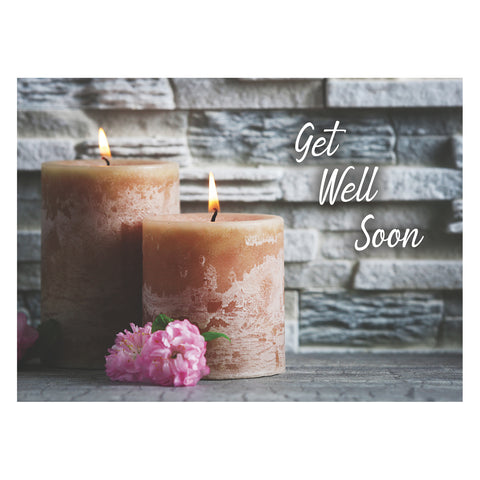 Candles Get Well Boxed Cards FT22726 front of card 2