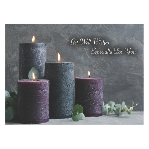 Candles Get Well Boxed Cards FT22726 front of card 4