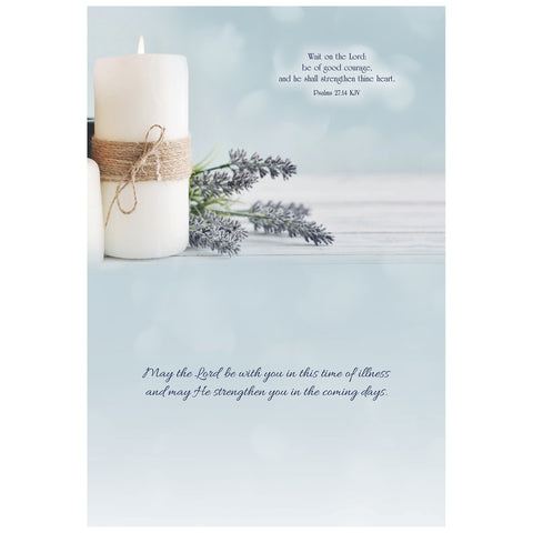 Candles Get Well Boxed Cards FT22726 inside of card 1