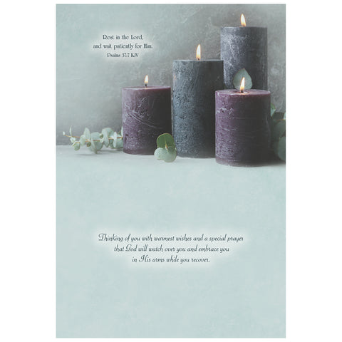 Candles Get Well Boxed Cards FT22726 inside of card 4