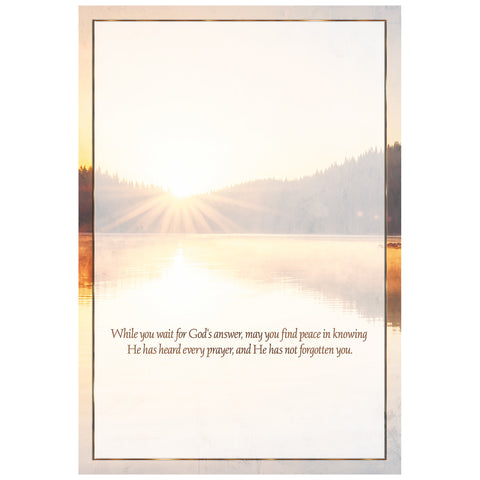 Rays of Light Praying For You Boxed Cards FT22727 inside of card 4
