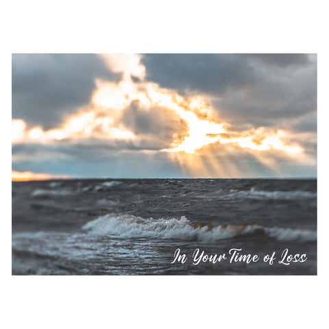Coastal Sympathy Boxed Cards FT22728 front of card 3