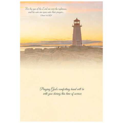 Coastal Sympathy Boxed Cards FT22728 inside of card 2
