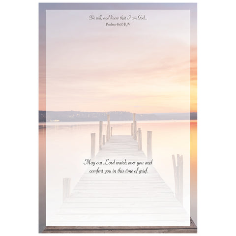 Coastal Sympathy Boxed Cards FT22728 inside of card 4
