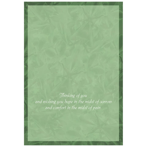 Plants Sympathy Boxed Cards FT22729 inside of card 2
