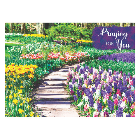 Flower Garden Praying For You Boxed Cards FT22730 front of card 4