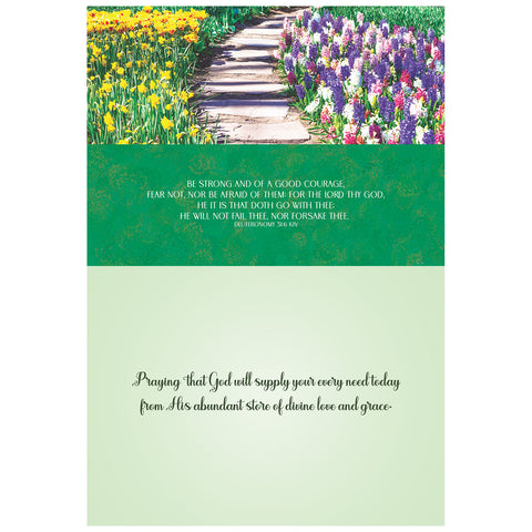 Flower Garden Praying For You Boxed Cards FT22730 inside of card 4