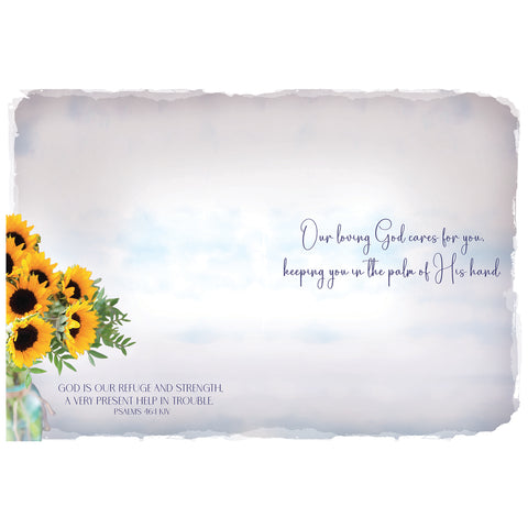 Sunflowers Get Well Boxed Cards FT22731 inside of card 2