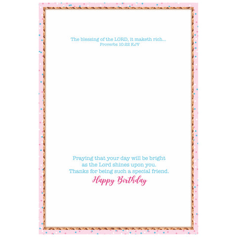 Sweet Treats Birthday Boxed Cards FT22732 inside of card 1