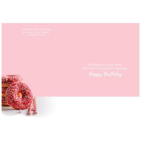Sweet Treats Birthday Boxed Cards FT22732 inside of card 4