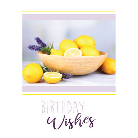 Lemons Birthday Boxed Cards FT22733 front of card 3