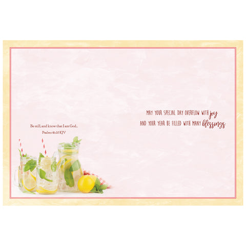 Lemons Birthday Boxed Cards FT22733 inside of card 1