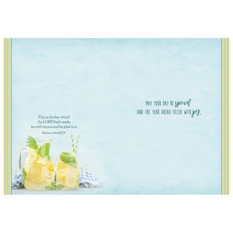 Lemons Birthday Boxed Cards FT22733 inside of card 4