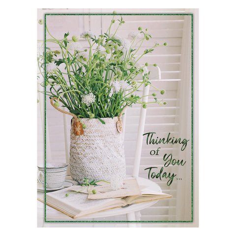 Floral Thoughts Thinking of You Boxed Cards FT22735 front of card 1