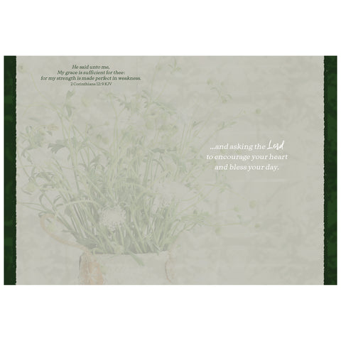 Floral Thoughts Thinking of You Boxed Cards FT22735 inside of card 1
