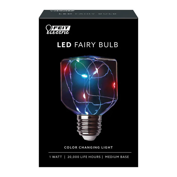 Packaging of Color Changing Square LED Fairy Bulb