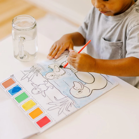 Farm Animals Paint with Water Kids' Art Pad 4165 B