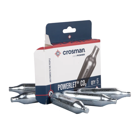 Five Count 12-gram Powerlet CO2 Cartridges 231B